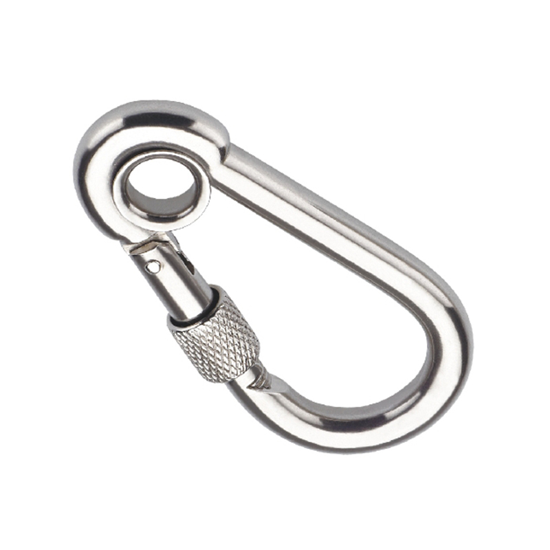 Gancho de omisión con ojal y tornillo, zinc chapado